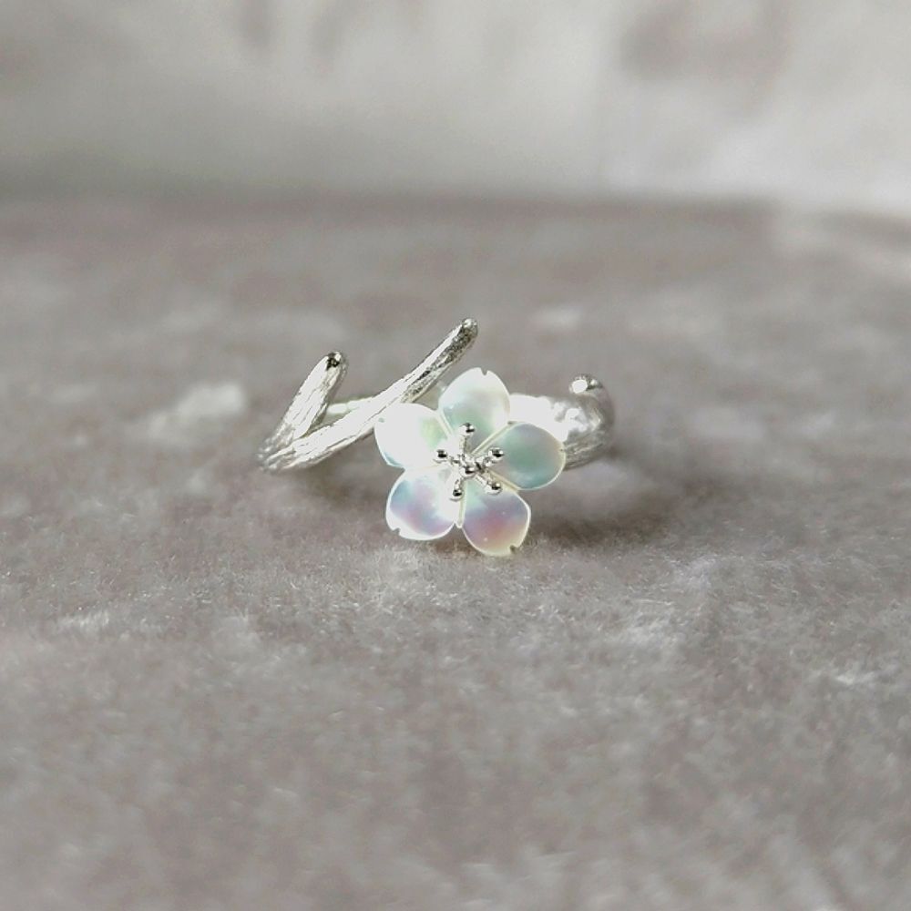 💎NEW💎S925 CHERRY BLOSSOM PEARL RING